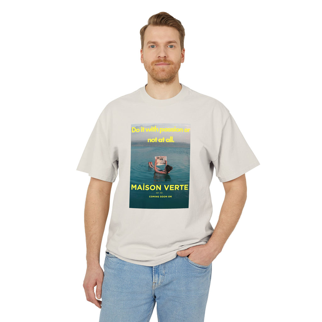 Maison Verte Vintage Boat Graphic Tee — "Do it with passion or not at all."