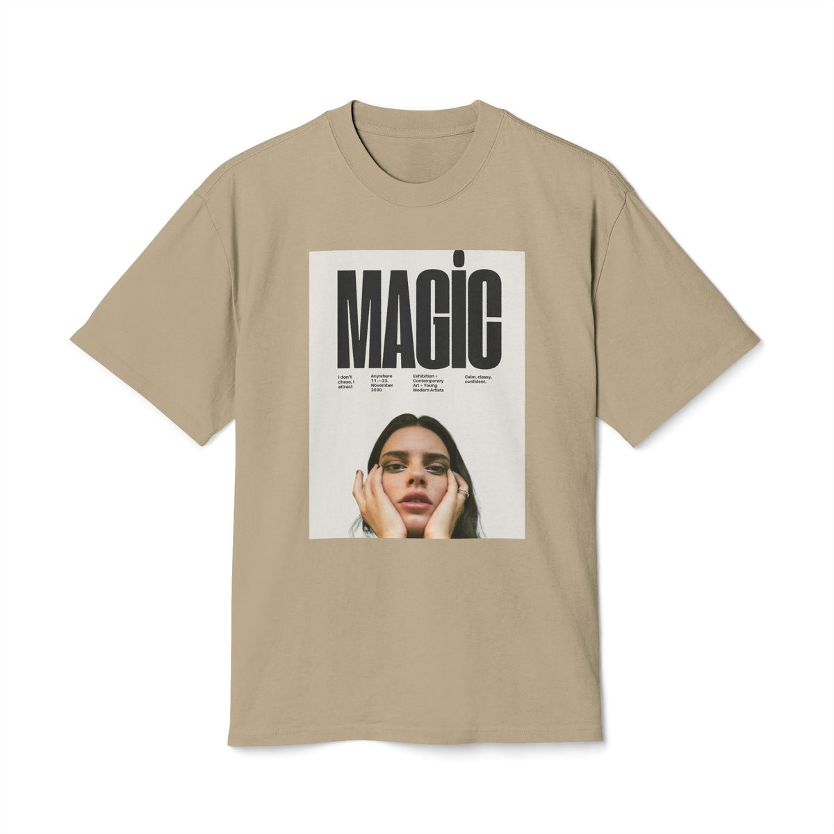 Magic Photo Tee — Vintage-Inspired Graphic T-Shirt with 'MAGIC' Text
