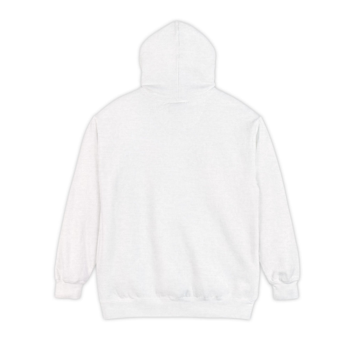 Minimal White Hoodie — Subtle Embroidered ‘N’ Casual Pullover