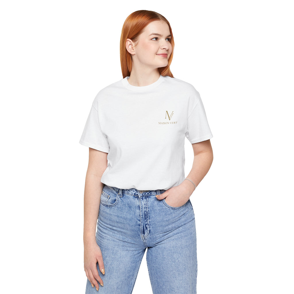 Minimalist Monogram Tee - 'M' Logo Chest T-Shirt