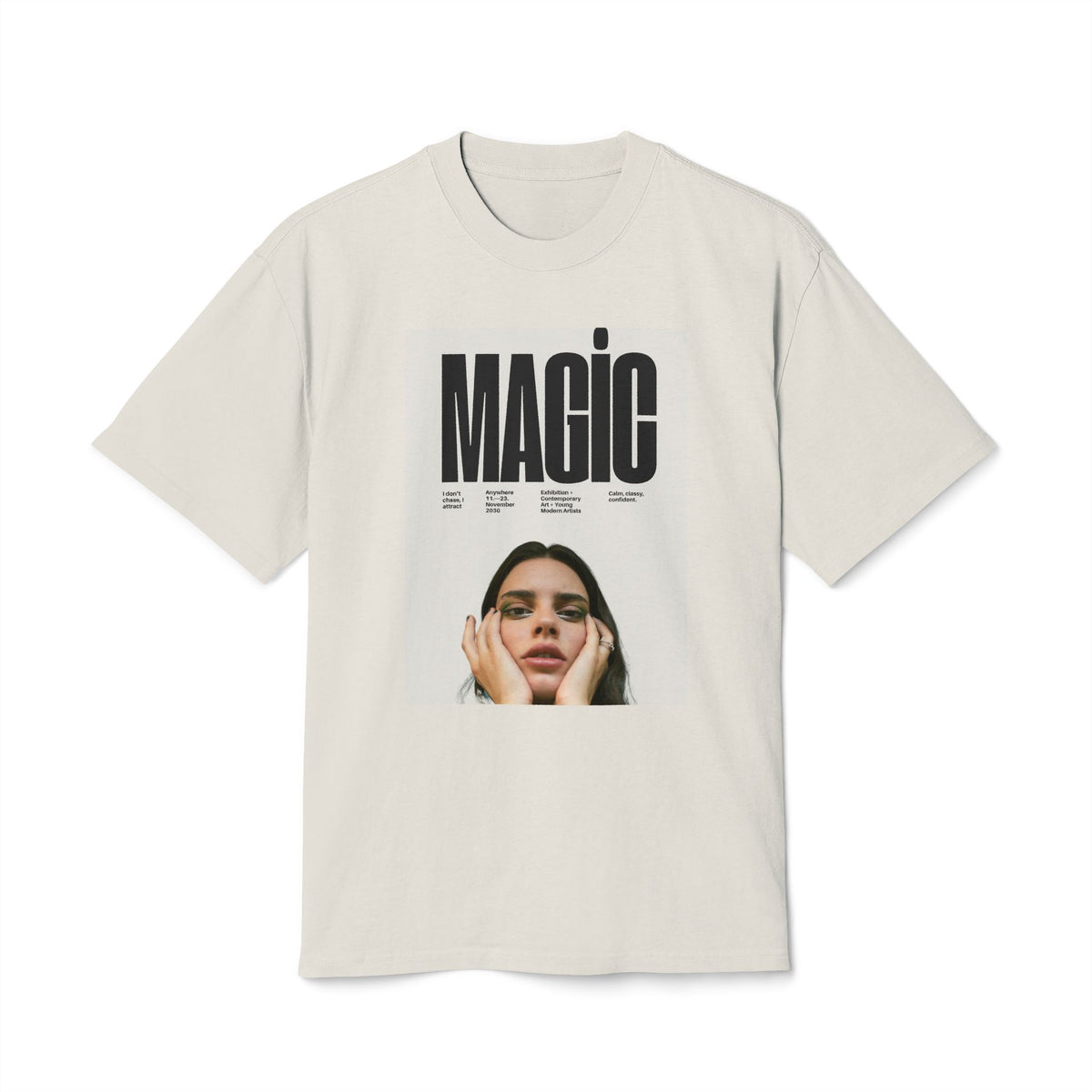 Magic Photo Tee — Vintage-Inspired Graphic T-Shirt with 'MAGIC' Text