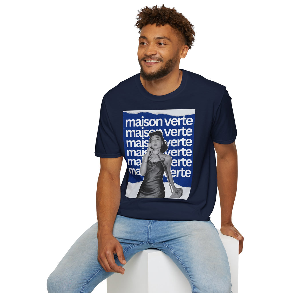 Maison Verte Graphic T-Shirt — Retro Chic Photo Tee
