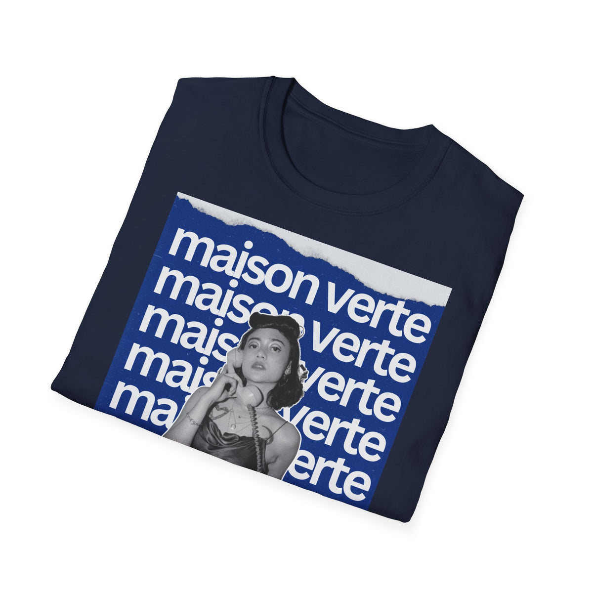 Maison Verte Graphic T-Shirt — Retro Chic Photo Tee