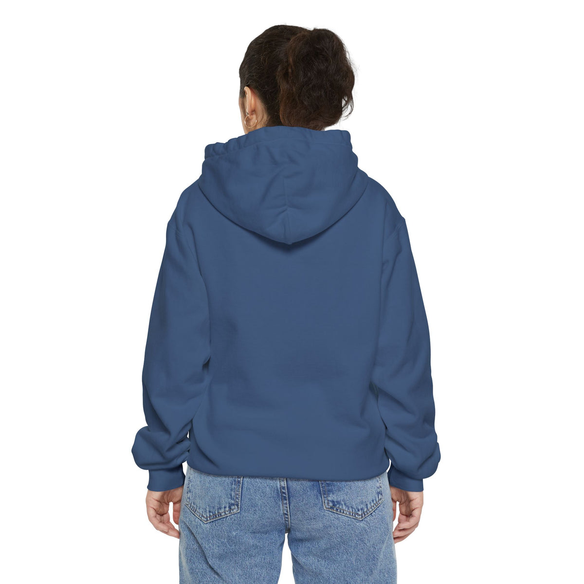 Minimal White Hoodie — Subtle Embroidered ‘N’ Casual Pullover