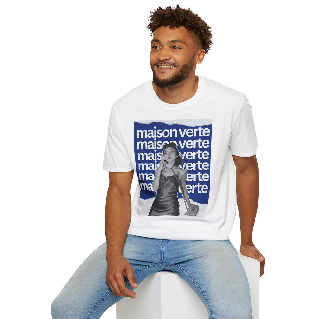 Maison Verte Graphic T-Shirt — Retro Chic Photo Tee