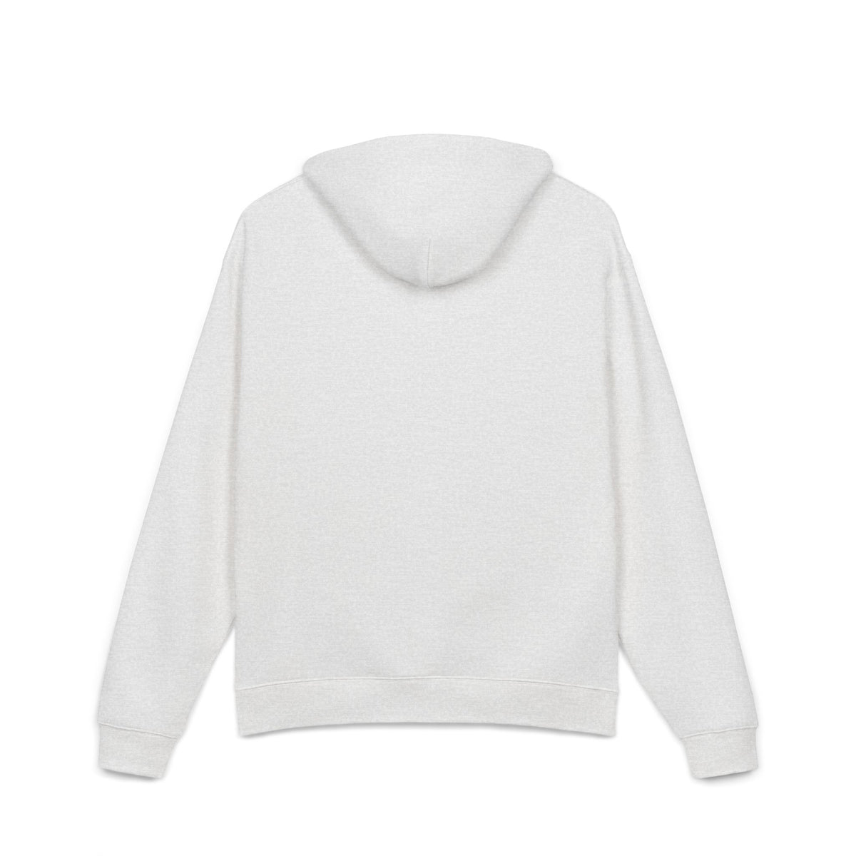 Relaxed Hoodie — Minimal Script 'N' Logo Chest Print Hoodie