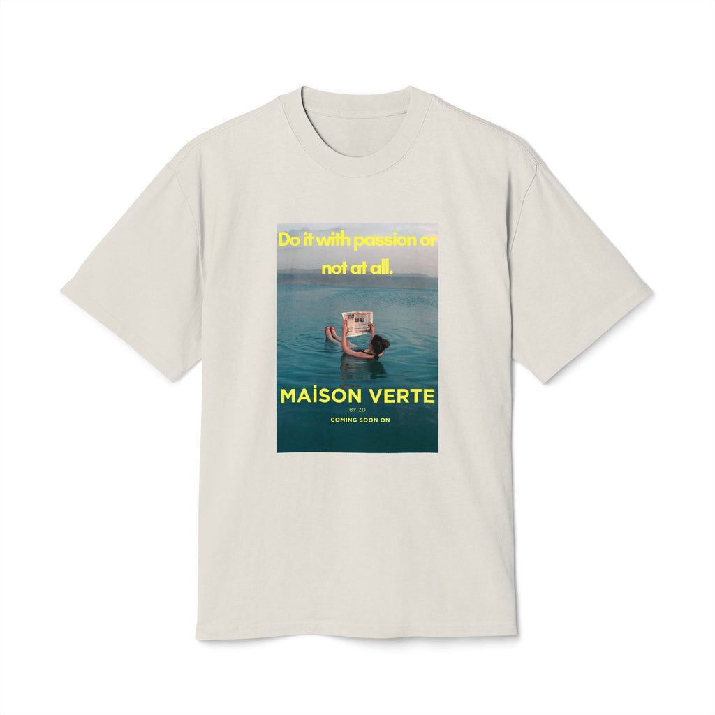 Maison Verte Vintage Boat Graphic Tee — "Do it with passion or not at all."