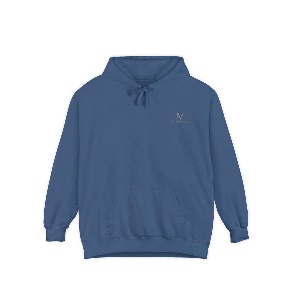 Minimal White Hoodie — Subtle Embroidered ‘N’ Casual Pullover