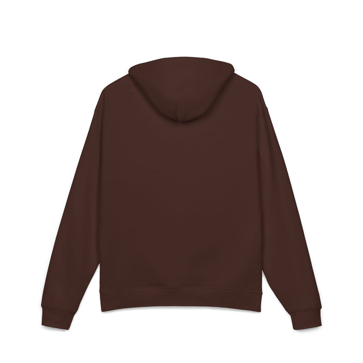 Relaxed Hoodie — Minimal Script 'N' Logo Chest Print Hoodie